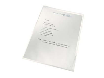 Ekologický obal ’L’ Leitz Recycle priehľadný na dokumenty 25ks