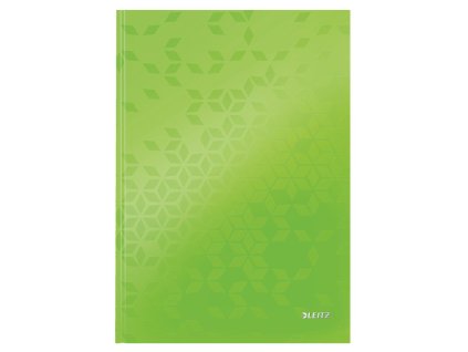 Záznamová kniha Leitz WOW A4 80 listov linajková zelená