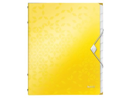 Triediaca kniha 12 Leitz WOW žltá