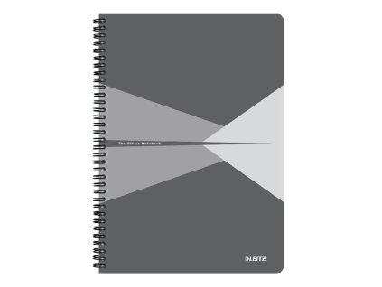 Blok Leitz Office Card A4 90 listov linajkový sivý
