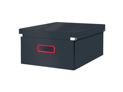Veľká krabica Click & Store A3 Leitz Cosy zamatová sivá