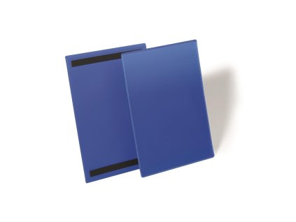 Magnetické vrecko na štítok 210 x 297 mm na výšku 50 ks modré