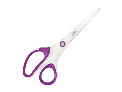 Titánové kancelárske nožnice Leitz WOW 205mm purpurové