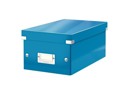 Krabica na DVD Click & Store WOW modrá