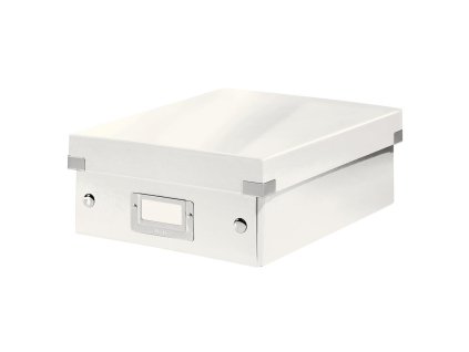 Malá organizačná krabica Click & Store biela