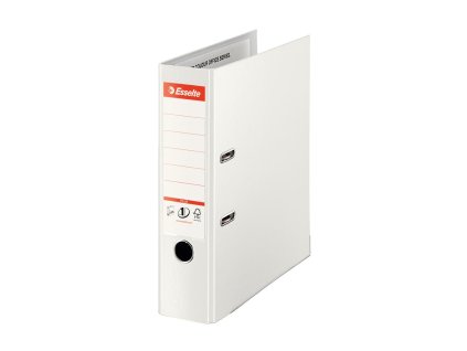 Zakladač pákový Esselte celoplastový A4 MAXI 8cm biely