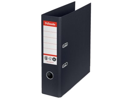 Zakladač pákový Esselte No.1 recyklovaná lepenka 7,5 cm čierny