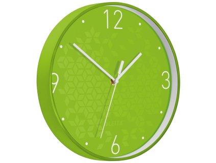 Nástenné hodiny Leitz WOW zelené