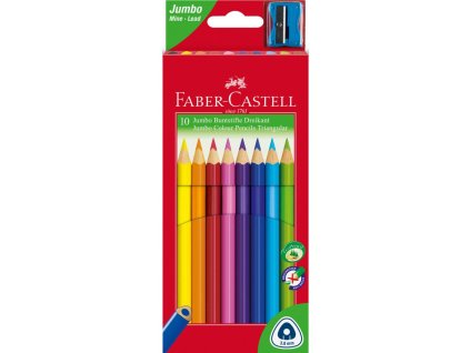 Farbičky Faber Castell Junior grip, 10 ks