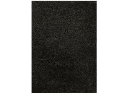 Kartónové obálky na krúžkovú väzbu Delta koža A4 čierna