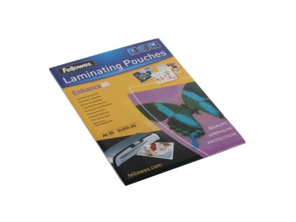 Laminovacie fólie Fellowes 154x216 80mic 25ks