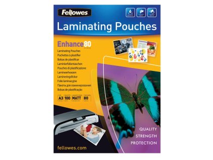 Laminovacie fólie Fellowes 303x426 A3 80mic matné