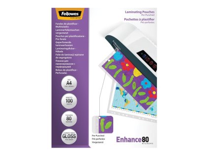Laminovacie fólie Fellowes Filex A4 80 mic. 228x303 mm