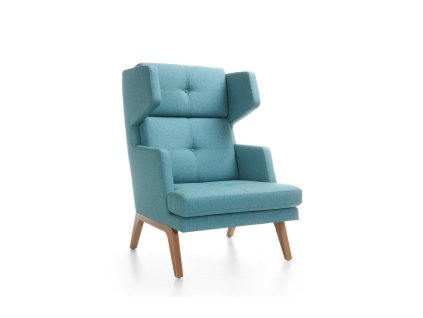 Jednokreslo October, nohy drevo, látka Medley 67006