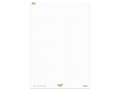 Blok papiera štvorcovaný recyklovaný 20 listov, 5ks