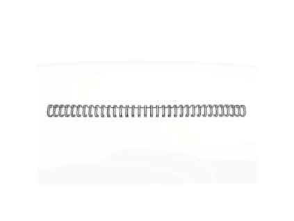 Drôtové hrebene GBC 6mm čierne 3:1