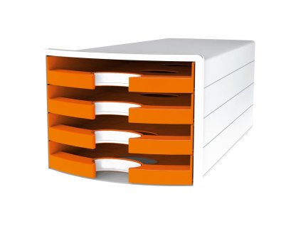 Zásuvkový box IMPULS otvorený oranžový
