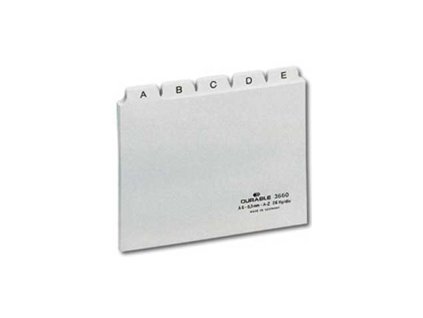 Plastové indexové kartičky A6 do kartotéky HAN 956