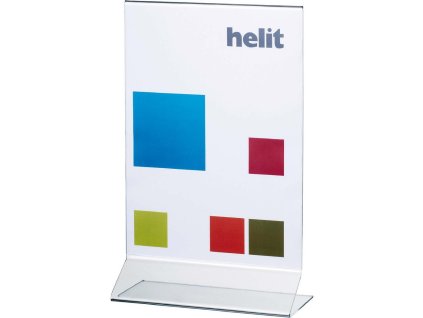 Prezentačný stojan Helit kolmý A4