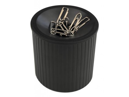 Stojan na kancelárske spony Helit Linear čierny