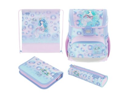 Školská taška Herlitz Loop+ Morská panna, sada