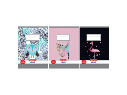 Zošit Herlitz 544 A5 mix motívov dievčatá linajkový 70g/m2 mix