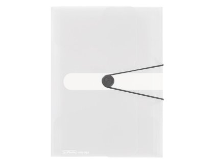 Plastový obal s gumičkou Herlitz číry