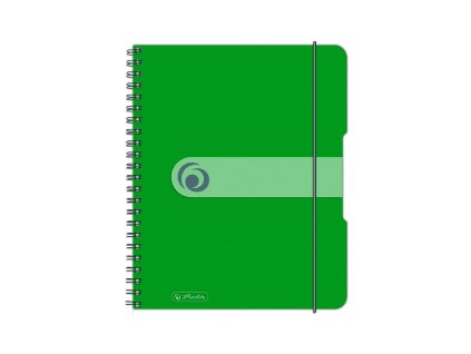 Blok poznámkový štvorčekový Herlitz Easy Orga A5 80 listov jablkovo zelený