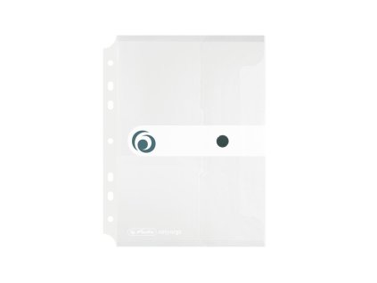 Plastový obal A5 s cvočkom a eurodierovaním Herlitz Easy Orga priehľadný číry