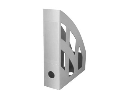 Stojan na časopisy Herlitz sivý