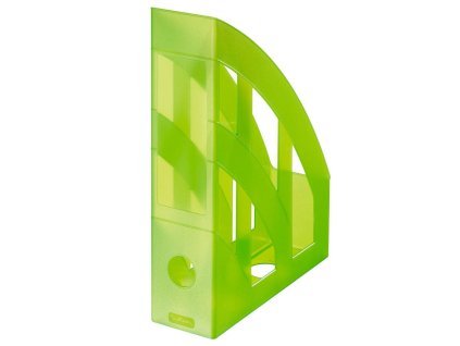 Stojan na časopisy Herlitz transparentný zelený