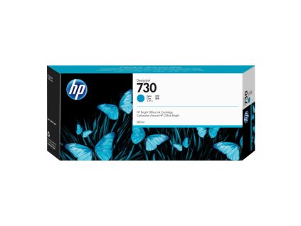 Atramentová náplň HP P2V68A HP 730 cyan