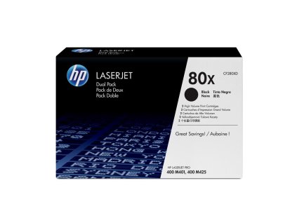 Toner HP CF280XD HP 80X dual pack black (2x6.900 str.)