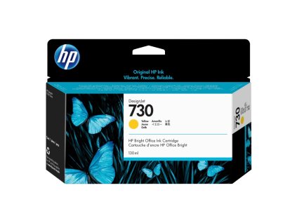 Atramentová náplň HP P2V64A HP 730 yellow (130 ml)