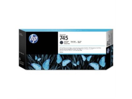 Atramentová náplň HP F9K05A HP 745 matte black (300 ml)