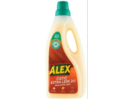 ALEX čistič extra lesk 2v1 na drevo citrón 750 ml