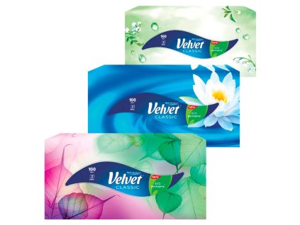 Kozmetické utierky 2-vrstvové Velvet Classic 100ks