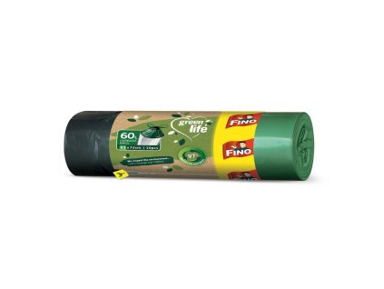 Vrecia zaťahovacie FINO Green Life Easy 60 ℓ, 27 mic., 63 x 72 cm (10 ks)