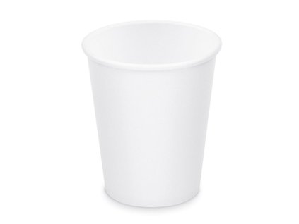 Papierové poháre biele Ø80 mm 280 ml ’M’ (50 ks)