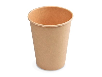 Papierové poháre hnedé kraft Ø 90 mm 420 ml. (50 ks)