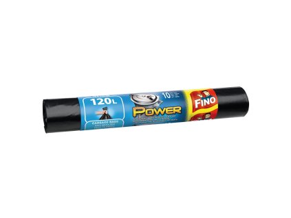 Vrecia zaväzovacie FINO Power 120 ℓ, 40 mic., 70 x 110 cm, čierne (10 ks)