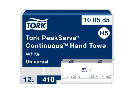 Papierové utierky skladané 1-vrstv. TORK PeakServe nadväzujúce H5 (12bal.)