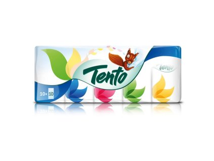 Papierové vreckovky Tento 10 x 10 bal.