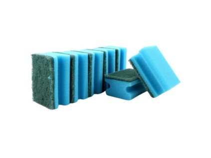 Hubka na riad tvarovaná 5 ks modrá