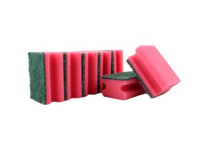 Hubka na riad tvarovaná 5 ks červená