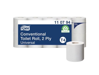 Toaletný papier 2-vrstvový TORK Universal T4, 10 ks