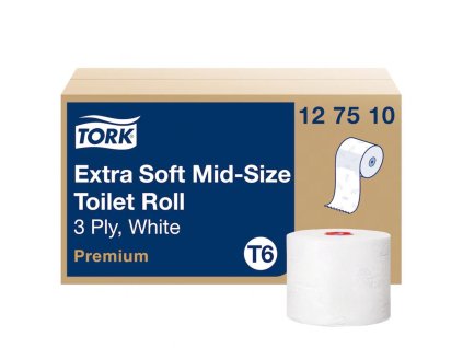Toaletný papier 3-vrstvový TORK Premium Extra Soft, 70 m, biely T6, 27 ks