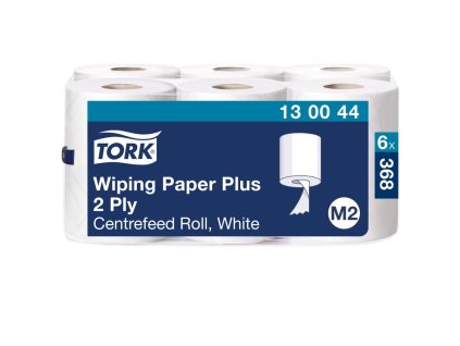Papierové utierky v rolke 2-vrstv. TORK Plus 420 biele M2, návin 125 m (6 ks)