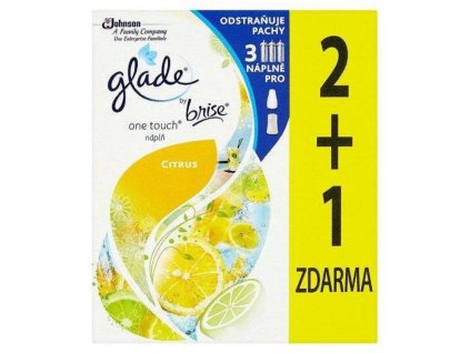 Glade Touch&Fresh NÁHRADNÁ NÁPLŇ (2+1ks) 3x10 ml Lemon