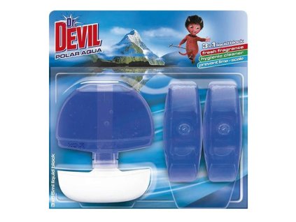 Dr. Devil závesný WC gél 3 x 55 ml - Polar Aqua
